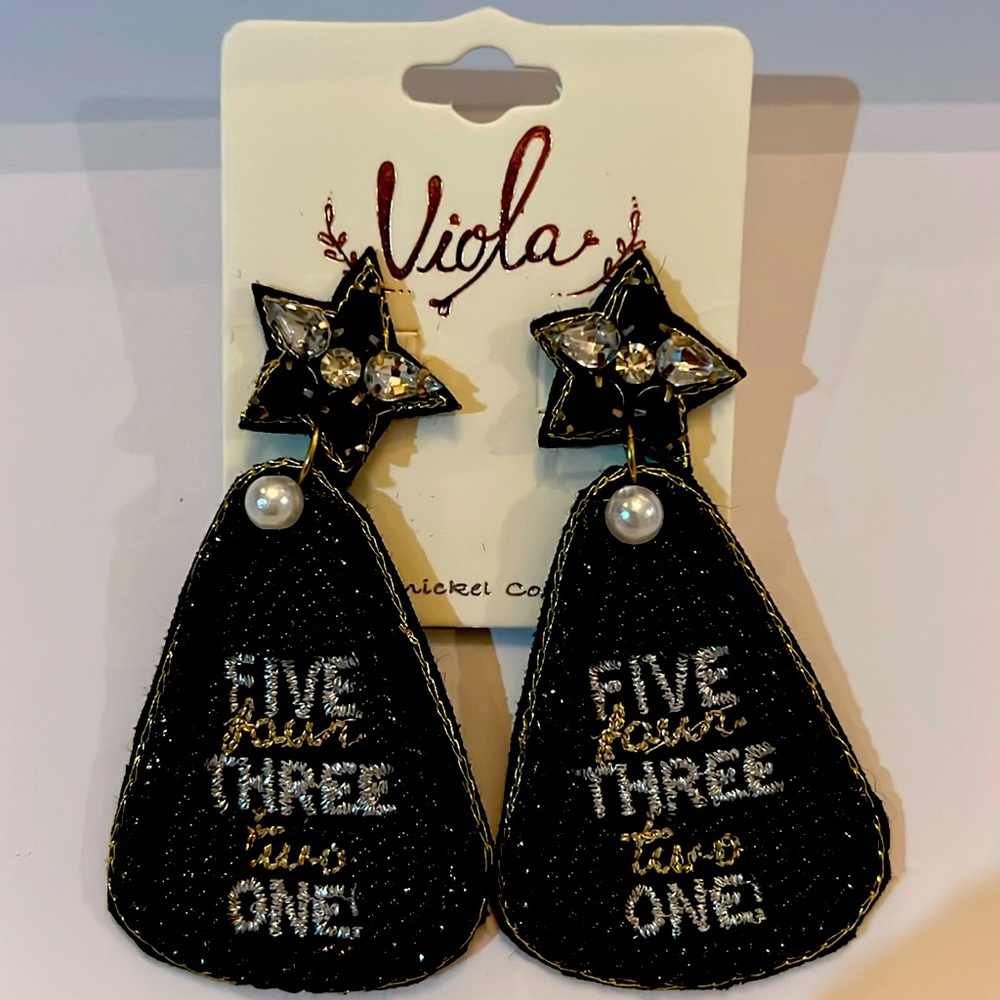 Countdown to New Year’s Earrings